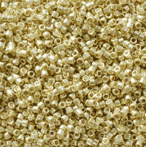 Miyuki Delica Beads Delica 11/0 Duracoat Galvanized Light Gold (2502v)
