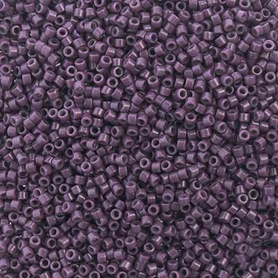 Sundaylace Creations & Bling Delica Beads Delica 11/0 Duracoat Opaque Dyed Graphite Purple (2360v)