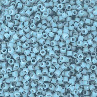 Miyuki Delica Beads Delica 11/0 Duracoat Opaque  Dyed Light Sapphire (*2129v)
