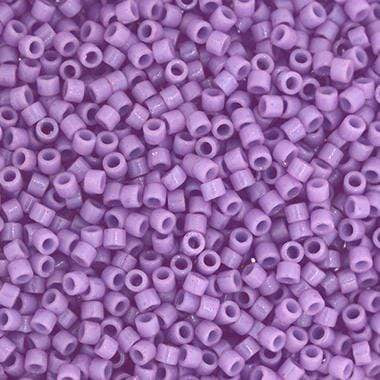 Sundaylace Creations & Bling Delica Beads Delica 11/0 Duracoat Opaque  Dyed Lilac (2136v)
