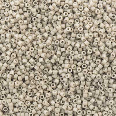Miyuki Delica Beads Delica 11/0 Duracoat Opaque Dyed Oyster Grey (2363v) *New*