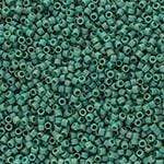 Sundaylace Creations & Bling Delica Beads Delica 11/0 Frosted Glazed  Rainbow Green Mint Matte AB (2313v)