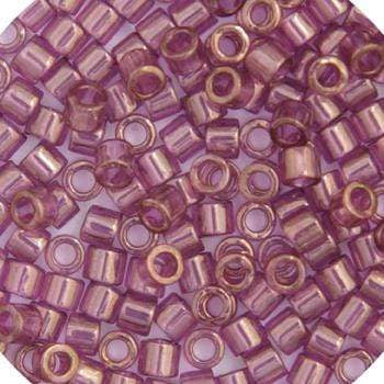 Sundaylace Creations & Bling Delica Beads Delica 11/0 RD Amethyst Gold Luster (0108v)