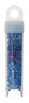 Miyuki Delica Beads Delica 11/0 RD Aqua (Blue) Sparkle Crystal Lined (0905v)