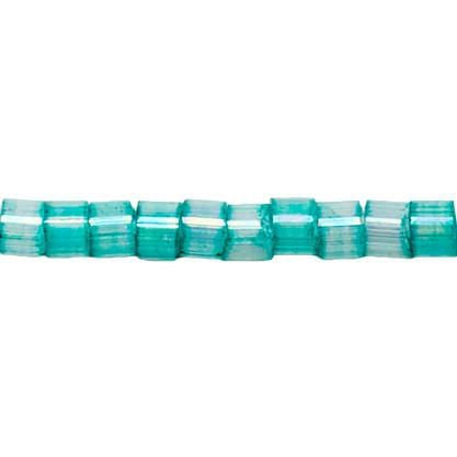 Sundaylace Creations & Bling Delica Beads Delica 11/0 RD Aqua Green AB Silk Inside Dyed (1869v)