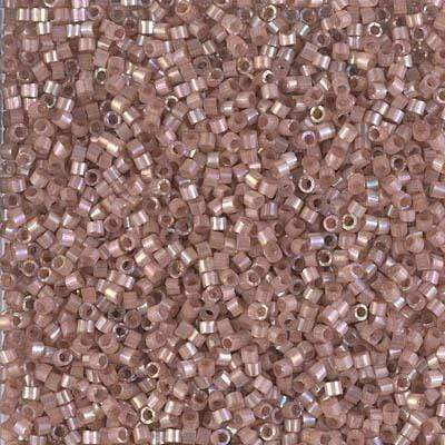 Sundaylace Creations & Bling Delica Beads Delica 11/0 RD  Beige AB Silk Inside Dyed (1879v)