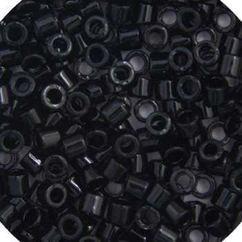 Sundaylace Creations & Bling Delica Beads Delica 11/0 RD Black Opaque (0010v)