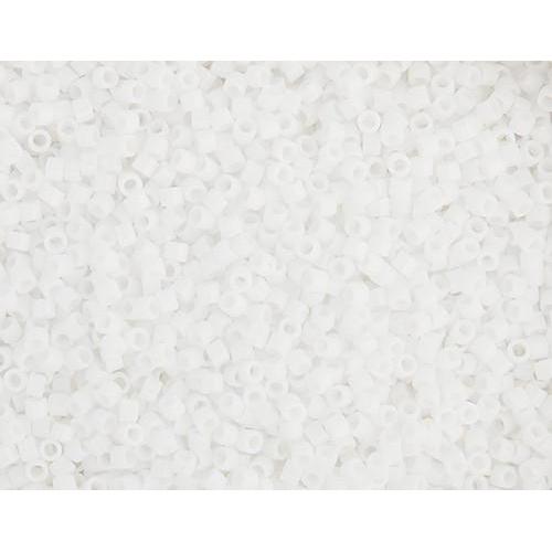 Sundaylace Creations & Bling Delica Beads Delica 11/0 RD Chalk White Opaque (0200v)