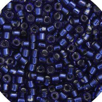 Sundaylace Creations & Bling Delica Beads Delica 11/0 RD Cobalt Blue Silver Lined (0183v)