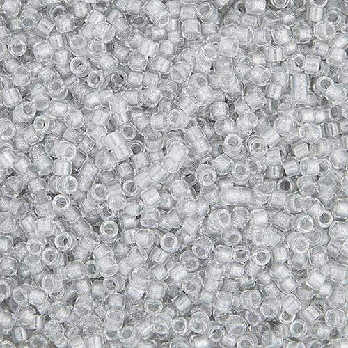 Miyuki Delica Beads Delica 11/0 RD Crystal Lined-Dyed (0271v)