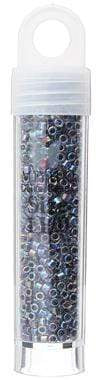 Miyuki Delica Beads Delica 11/0 RD Dark Blue AB Lined-Dyed (0086v)