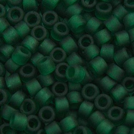 Sundaylace Creations & Bling Delica Beads Delica 11/0 RD Dark Emerald Matte (0767v)