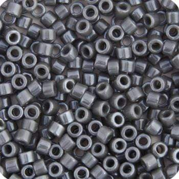 Sundaylace Creations & Bling Delica Beads Delica 11/0 RD Dark Grey Opaque Luster (0268v) *Rare*