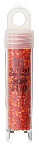 Sundaylace Creations & Bling Delica Beads Delica 11/0 RD Dark Orange Semi-Matte Dyed (0682v)