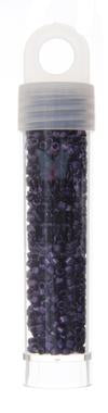 Sundaylace Creations & Bling Delica Beads Delica 11/0 RD Dark Purple Opaque Nickel Plated Dyed *Metallic* (0464v)