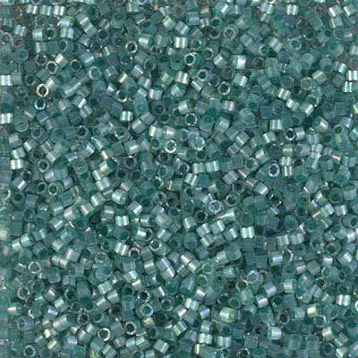 Sundaylace Creations & Bling Delica Beads Delica 11/0 RD  Emerald AB Silk Inside Dyed (1870v)