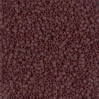 Sundaylace Creations & Bling Delica Beads Delica 11/0 RD  Espresso Opaque Matte (1910v)