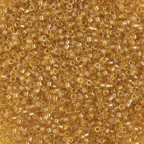 Sundaylace Creations & Bling Delica Beads Delica 11/0 RD Fancy Lined Golden Yellow (2372v)