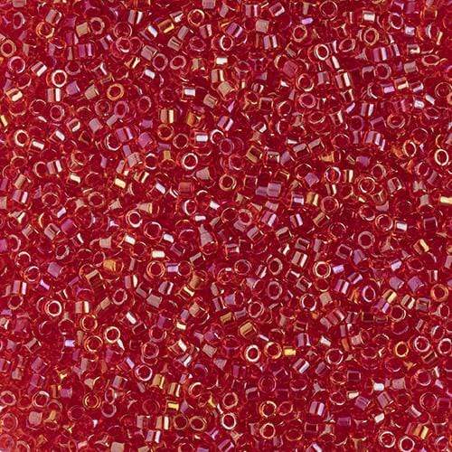 Sundaylace Creations & Bling Delica Beads Delica 11/0 RD Fancy Lined Siam, (2374v)