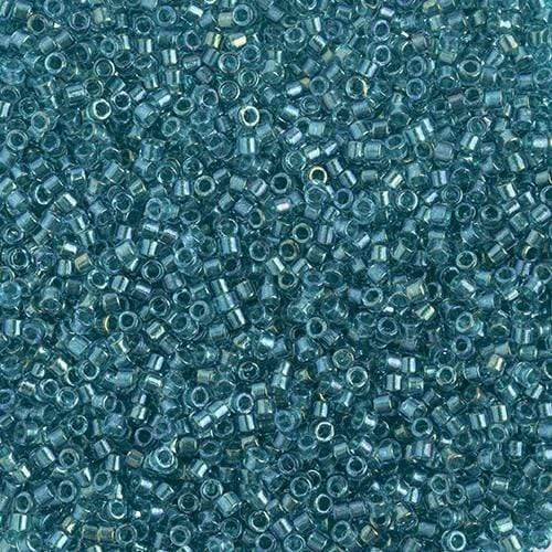 Sundaylace Creations & Bling Delica Beads Delica 11/0 RD Fancy Lined Teal (2380v)