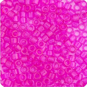 Sundaylace Creations & Bling Delica Beads Delica 11/0 RD Fuchsia Transparent Dyed (1310v)