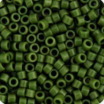 Sundaylace Creations & Bling Delica Beads Delica 11/0 RD Green Avocado Opaque (1135v)