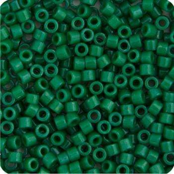 Sundaylace Creations & Bling Delica Beads Delica 11/0 RD Green Jade  Opaque Dyed (0656v)