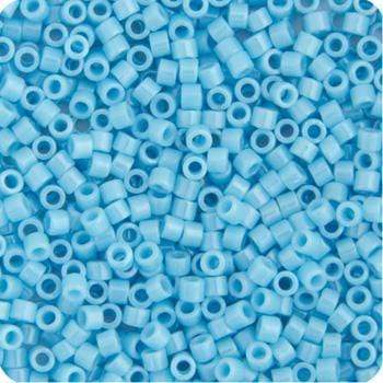 Miyuki Delica Beads Delica 11/0 RD Light Blue Opaque AB (0125v)
