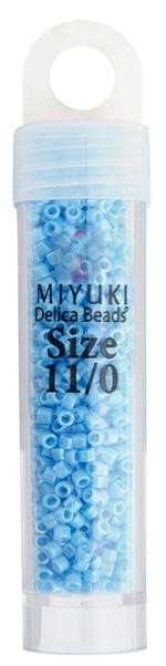 Sundaylace Creations & Bling Delica Beads Delica 11/0 RD Light Blue Opaque AB (0164v)