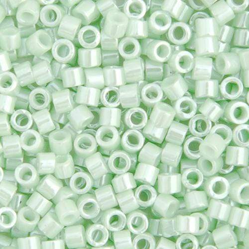 Miyuki Delica Beads Delica 11/0 RD Light Green Mint Opaque Ceylon (1536v)