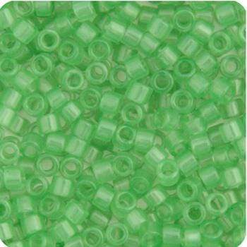 Sundaylace Creations & Bling Delica Beads Delica 11/0 RD Light Green Mint Transparent (1414v)