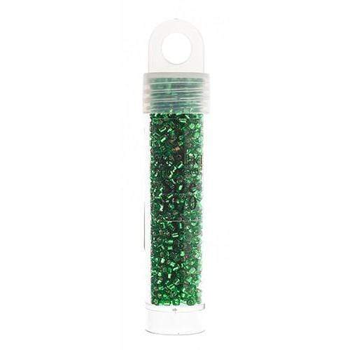 Sundaylace Creations & Bling Delica Beads Delica 11/0 RD Light Green  Silver Lined (0046v)