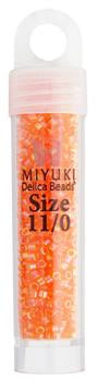 Sundaylace Creations & Bling Delica Beads Delica 11/0 RD Light Orange Transparent AB