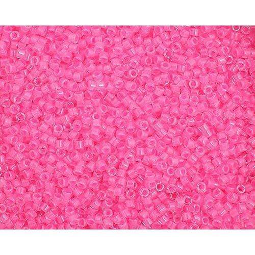 Sundaylace Creations & Bling Delica Beads Delica 11/0 RD Light Pink Luminous Neon Color (2036v)