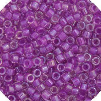 Sundaylace Creations & Bling Delica Beads Delica 11/0 RD Lilac AB Lined-Dyed (0073v)