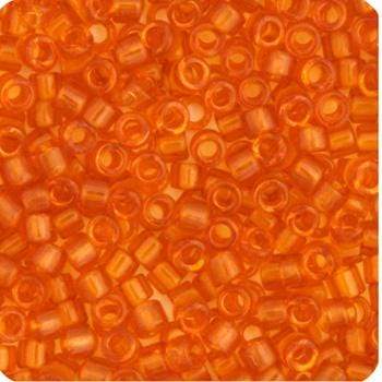 Sundaylace Creations & Bling Delica Beads Delica 11/0 RD Marigold  Transparent *Rare* (1101v)