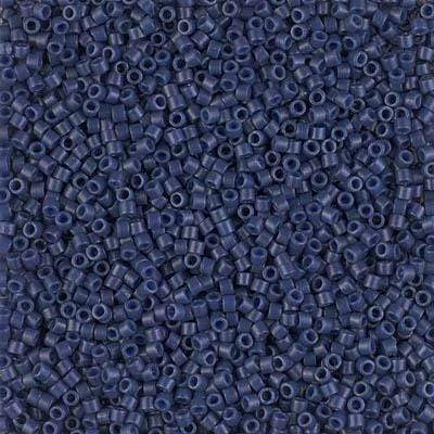 Sundaylace Creations & Bling Delica Beads Delica 11/0 RD  Navy Blue Opaque Dyed Duracoat (2143v)