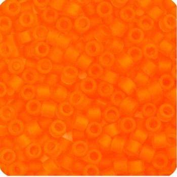 Sundaylace Creations & Bling Delica Beads Delica 11/0 RD Orange Transparent *Matte (0744v)