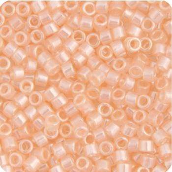 Sundaylace Creations & Bling Delica Beads Delica 11/0 RD Pale Peach Transparent Luster *Rare* (1479v)