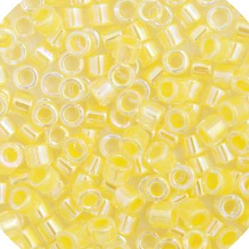 Sundaylace Creations & Bling Delica Beads Delica 11/0 RD Pale Yellow Lined-Dyed (0053v)