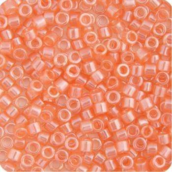 Sundaylace Creations & Bling Delica Beads Delica 11/0 RD Peach Transparent Luster (1480v)