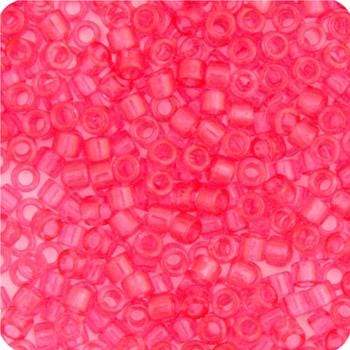 Sundaylace Creations & Bling Delica Beads Delica 11/0 RD Pink Bubble Gum Transparent Dyed (1308v)