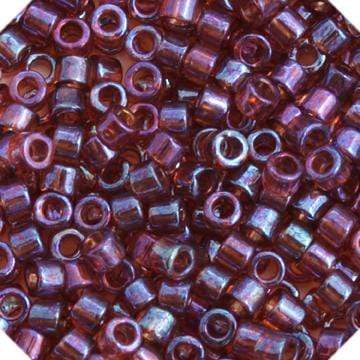 Sundaylace Creations & Bling Delica Beads Delica 11/0 RD Raspberry AB Gold Luster (0104v)