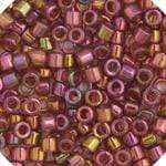 Sundaylace Creations & Bling Delica Beads Delica 11/0 RD  Red Gold Luster *Pink-Red AB Finish* (0103v) *discontinued colour*