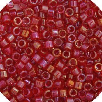 Miyuki Delica Beads Delica 11/0 RD Red Lined-Dyed (0295v)