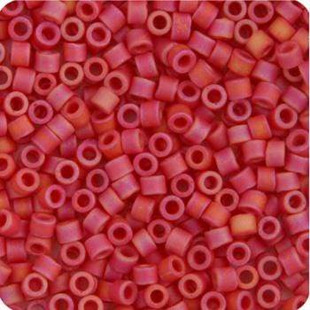 Sundaylace Creations & Bling Delica Beads Delica 11/0 RD Red Opaque AB Matte (0874v)