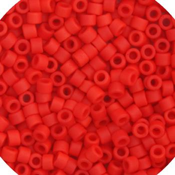 Sundaylace Creations & Bling Delica Beads Delica 11/0 RD Red Vermillion  Matte (0757v)