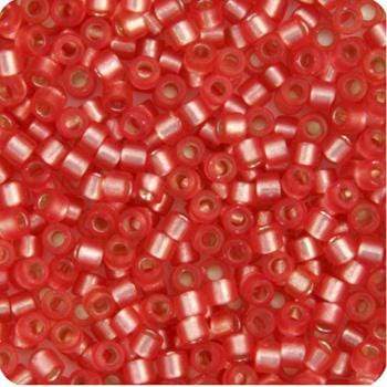 Sundaylace Creations & Bling Delica Beads Delica 11/0 RD Red Watermelon  Semi-Matte Dyed (0684v)