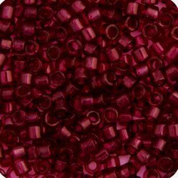 Sundaylace Creations & Bling Delica Beads Delica 11/0 RD Red Wine Transparent Dyed (1312v)