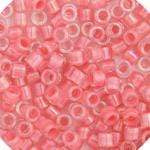 Sundaylace Creations & Bling Delica Beads Delica 11/0 RD Rose/Pink AB Lined-Dyed (0070v)